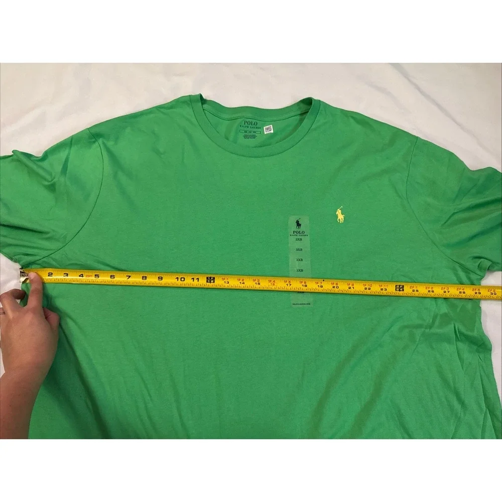 NWOT BIG & TALL Polo Ralph Lauren Men's Crew Neck Tee T-Shirt - Size 3XB - Green